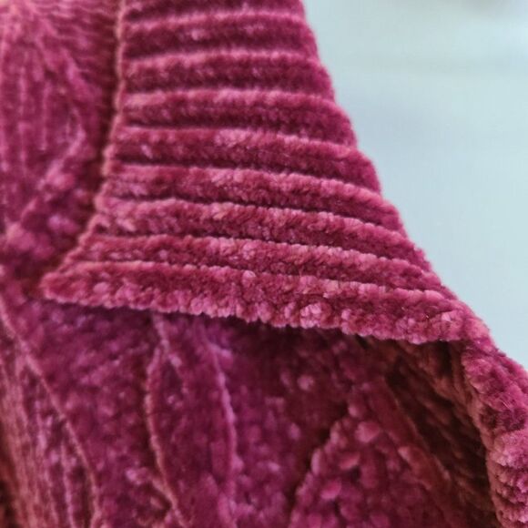 Bon Worth Women's Chenille Full Zip Cardigan Sweater Jacket Size XSP (XS Petite) - Picture 13 of 16